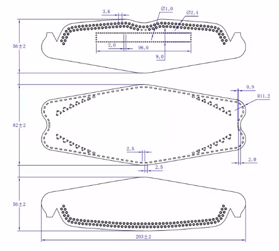 Заводская маска для лица FFP2 с сертификатом CE для защиты от пыли